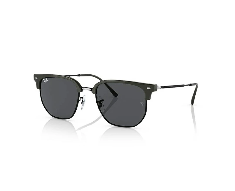 B4416 New Clubmaster Sunglasses Grey On Black / Grey